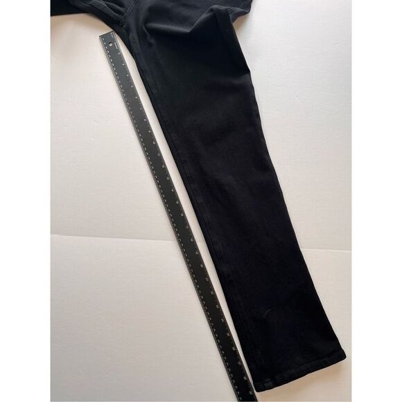 COOGI 5 Pocket Straight Leg Slim Fit Stretch Pant Black Gold Hardware Size 13/14 - Picture 11 of 12